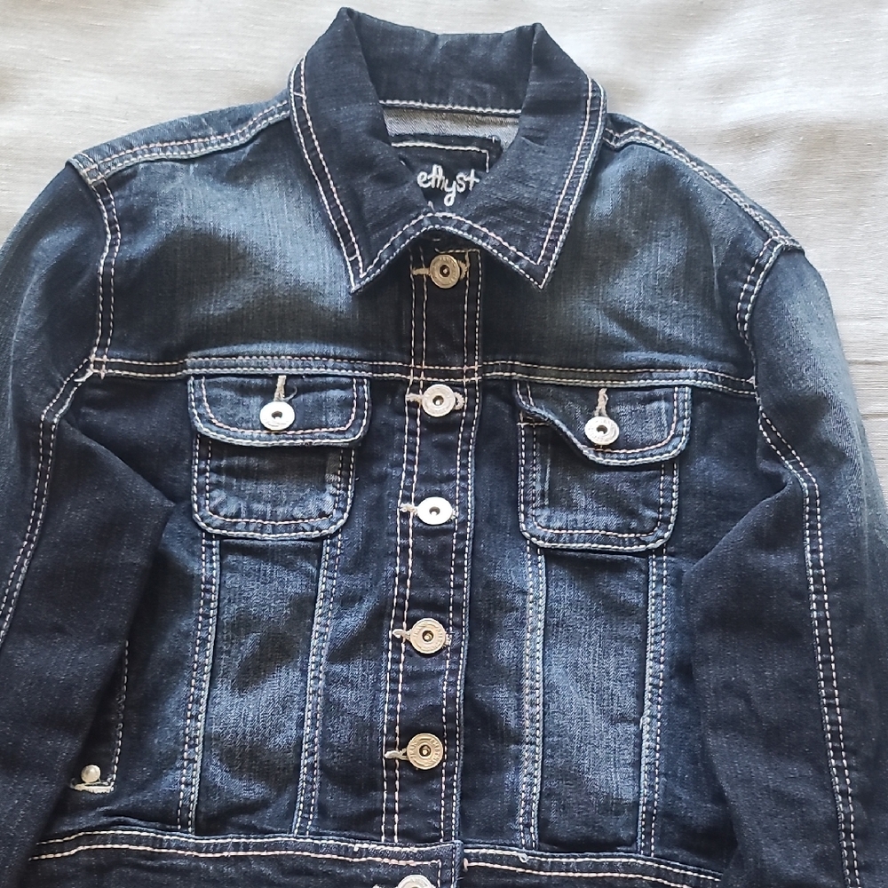 Amethyst Jeans Blue Jean Jacket Classic Denim Style